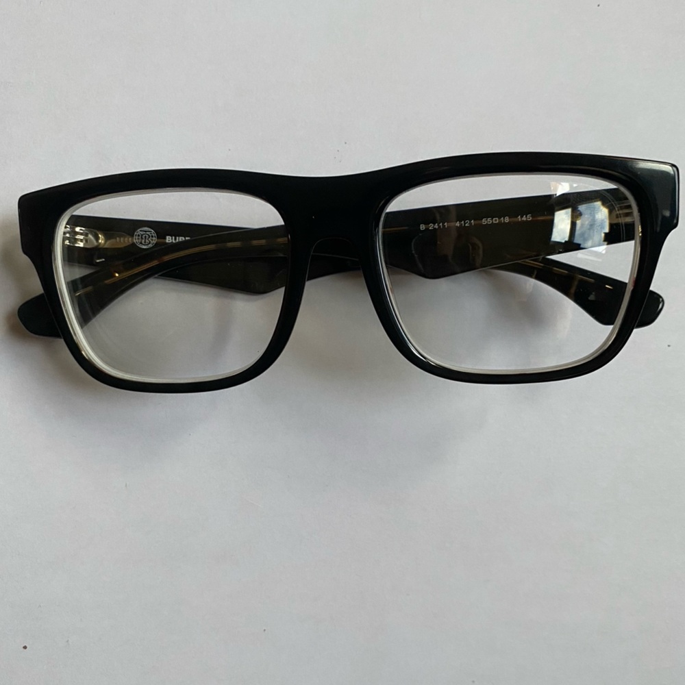 Burberry OBE2411 Eyeglasses Black on Vintage Check – New w/ Box (55-18-145) - Picture 2 of 10